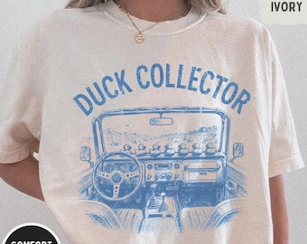 Duck Collector Shirt, Vintage Off-Road Duck T-shirt, Rubber Duck Tee, Off Road Comfort Colors tee, 4x4 Lover Gift, Duck Club Camping Outdoor