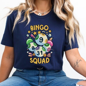 Bingo Squad Shirt, Bingo Game T-Shirt, Bingo Lover, Funny Bingo Player T Shirt, Bingo Vintage Shirt, Gift for Bingo Game Lovers, Love Bingo