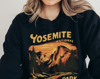 Vintage Yosemite Sweatshirt California Park Sweater Yosemite Park Hiking Sweatshirt Yosemite Retro shirt Yosemite Crewneck Granola Girl gift