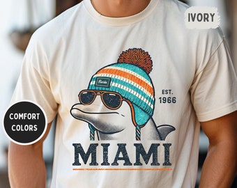 Camiseta de colores cómodos del equipo de fútbol de Miami, ropa para fanáticos del fútbol, camiseta de fútbol, equipo deportivo de Miami, camiseta para el día del partido, camiseta deportiva unisex