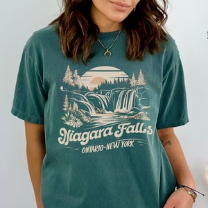 Vintage Niagara Falls  Comfort Colors Shirt Niagara Falls Souvenir Canada Tshirt New York  T shirt Ontario travel tee Niagara Falls Gifts
