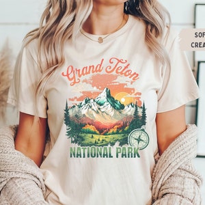Grand Teton Shirt, Wyoming Shirt, Grand Teton National Park, Grand Teton Park Sweatshirt, Hiking Shirt, Grand Teton gifts, Granola Girl gift
