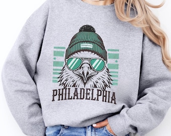 Philadelphia fotbollströja, sportkläder, matchkläder, lagandatröja, fotbollsfanpresent, rundhalsad tröja