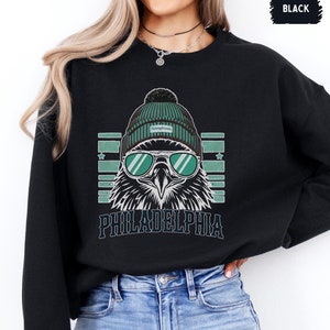 Philadelphia Football Sweatshirt, Sports Team Apparel, Game Day Clothing, Team Spirit Jumper, Football Fan Gift, Crew Neck Pullover