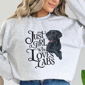 Labrador Retriever Sweatshirt, Lab dog owner Gift, Black Labrador Mom Gifts, Shirt For New Lab dog Mama, Lab dog mom Gift Labrador Crewneck