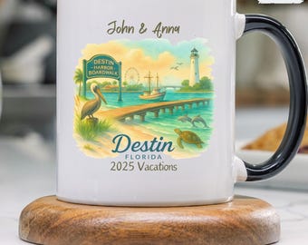 Destin Ceramic Coffee Mug | Accent Mug 11oz 15oz
