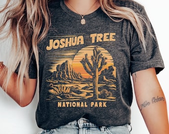 Joshua Tree National Park Shirt, Vintage California T shirt, Joshua Tree National Park gifts, Hiking shirt, Camping Trip, Desert T-shirt
