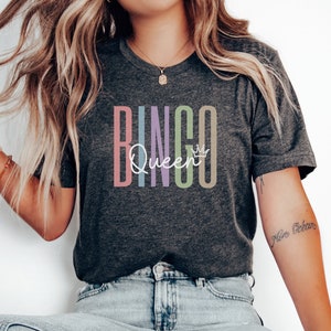 Express Bingo Queen Shirt, Bingo Queen T Shirt, Bingo Lover, Funny Bingo Player T Shirt Bingo Vintage Shirt Gift for Bingo Lovers