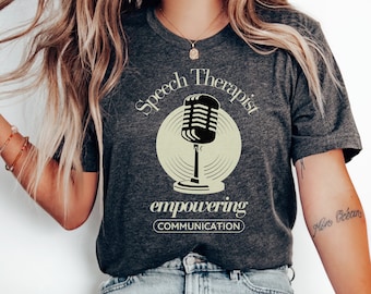 Shirt logopedist, T-shirt logopedist, cadeau logopedie, cadeau docent logopedist, cadeau logopedist, shirt spraaktaal, logopedist, shirt spraak