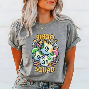 Bingo Squad Shirt, Bingo Game T-Shirt, Bingo Lover, Funny Bingo Player T Shirt, Bingo Vintage Shirt, Gift for Bingo Lovers, Express delivery