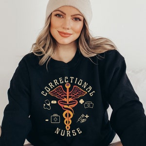 Enfermera penitenciaria, sudadera, camiseta de enfermera penitenciaria, regalo para enfermera penitenciaria, sudadera de enfermera penitenciaria, regalo de enfermera penitenciaria