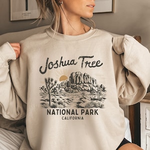 Joshua Tree Nationalpark Sweatshirt, Kalifornien Sweatshirt, Joshua Tree Vintage Wüste Pullover Joshua Tree Shirt Nationalpark Wandern Geschenk