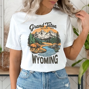 Grand Teton Shirt, Wyoming Shirt, Grand Teton National Park, Grand Teton Park Sweatshirt, Hiking Shirt, Grand Teton gifts, Granola Girl gift