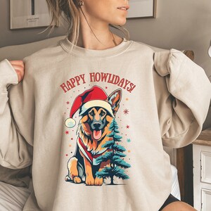 German shepherd christmas sweater hotsell