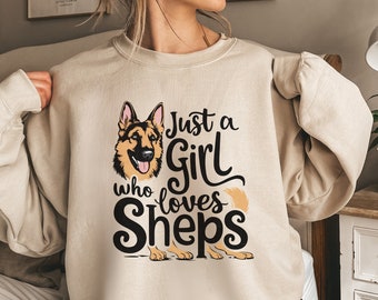 German Shepherd Sweatshirt, Shepherd owner Gift, German Shepherd Mom Gifts, Shirt For New Shep dog Mama, Shepherd mom Gift Shepherd Crewneck