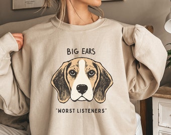 Funny Beagle Sweatshirt, Beagle Sweatshirt, Beagle Mom Gift, Shirt For New Beagle Mama, Beagle Gift, Beagle Funny gifts Beagle lover Sweater