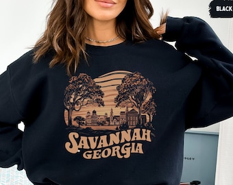 Bluza Savannah Georgia, Sweter Savannah Bachelorette, Bluza Hometown Travel, Sweter Georgia State, Sweter wakacyjny, Peach State