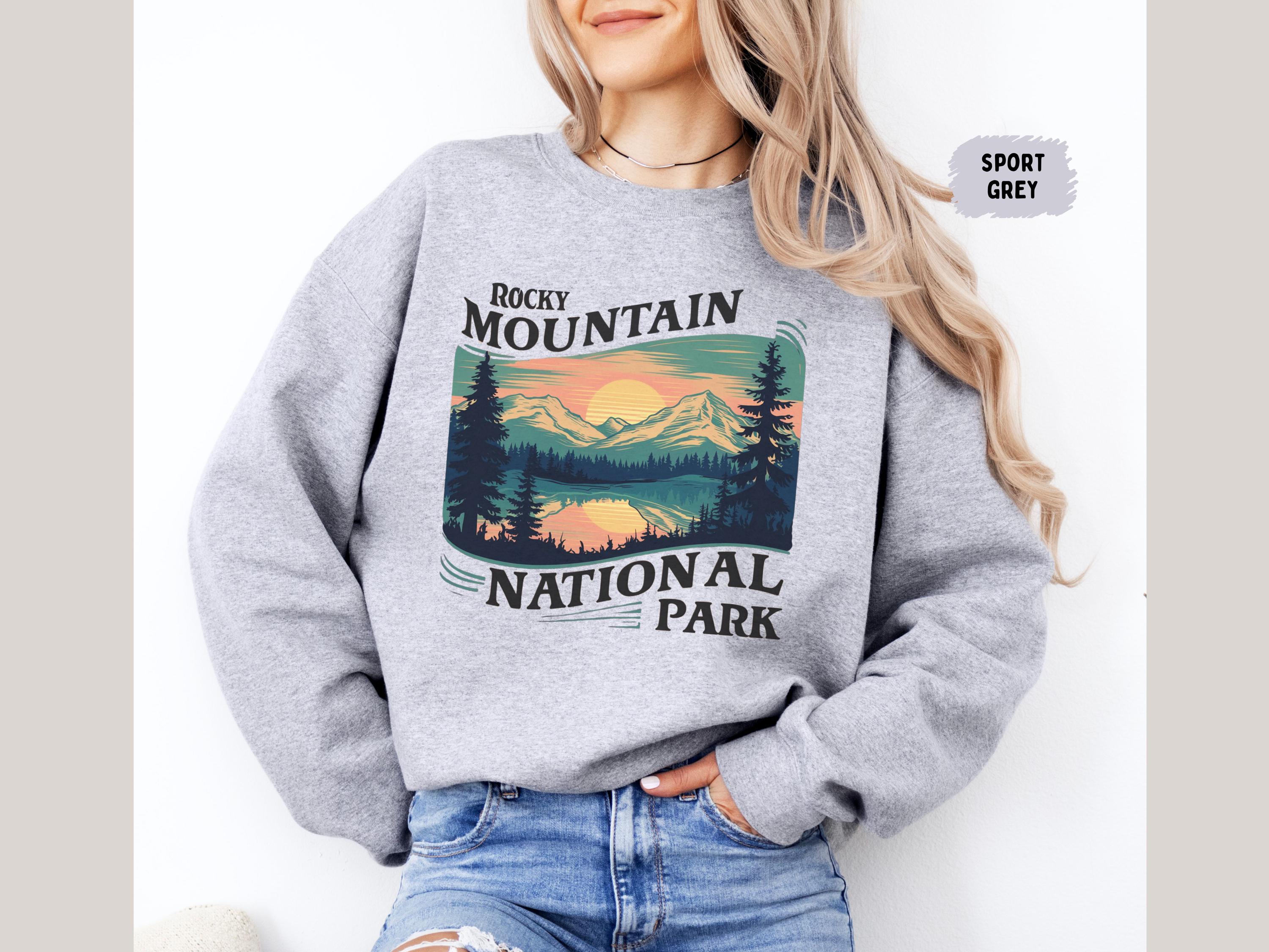 Rocky Mountain National Park Sweatshirt, Vintage Colorado Sweater