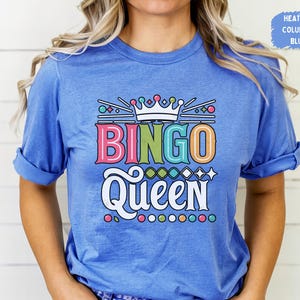 Bingo Queen Shirt, Bingo Game T-Shirt, Bingo Lover, Funny Bingo Squad T Shirt, Bingo Vintage Shirt, Gift for Bingo Game Lover, Love Bingo