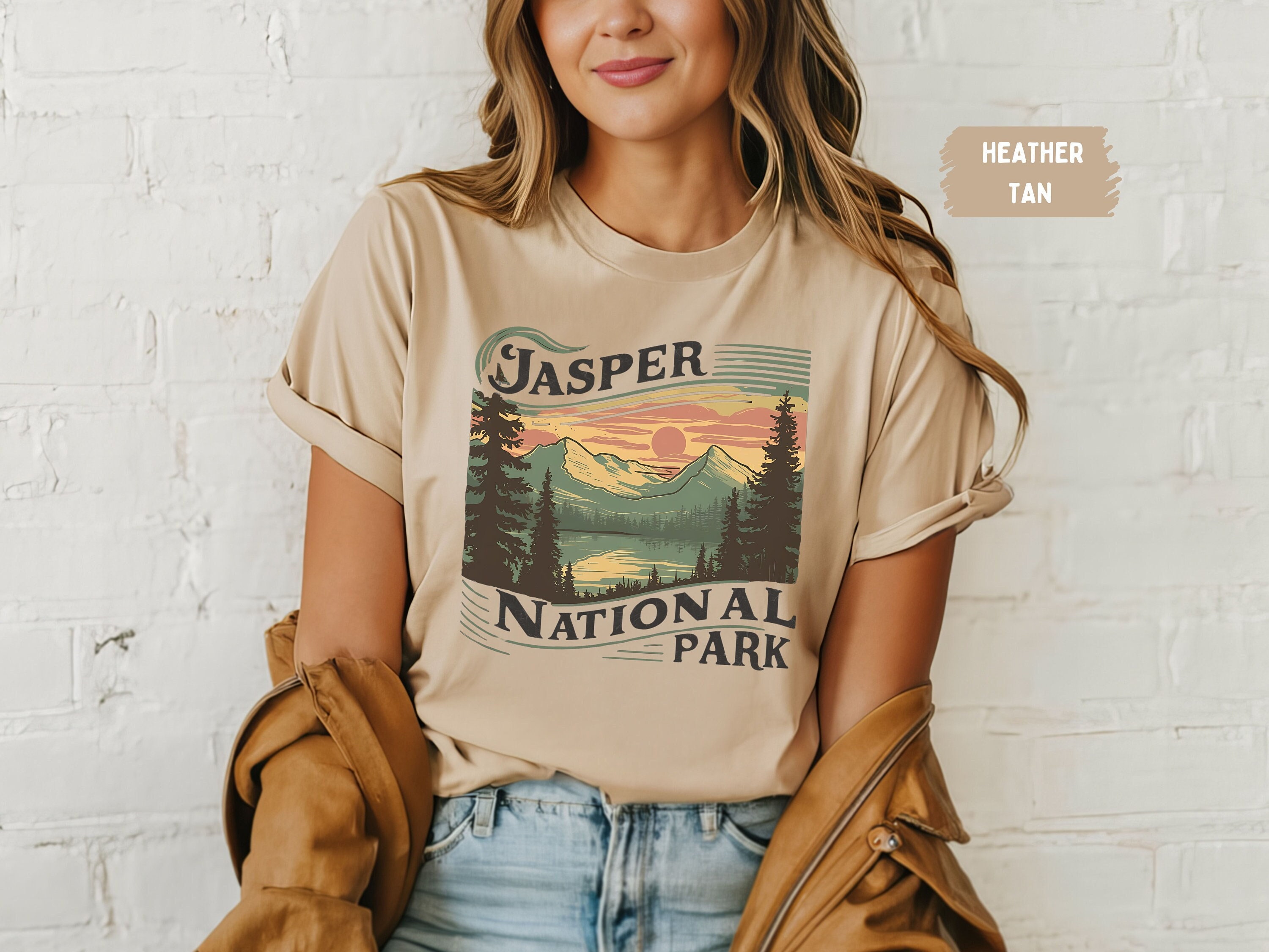 Vintage Jasper National Park Shirt, Jasper tshirt, Jasper tee Canadian Rockies gift Rocky Mountains, Canada gift Jasper Souvenir Jasper gift