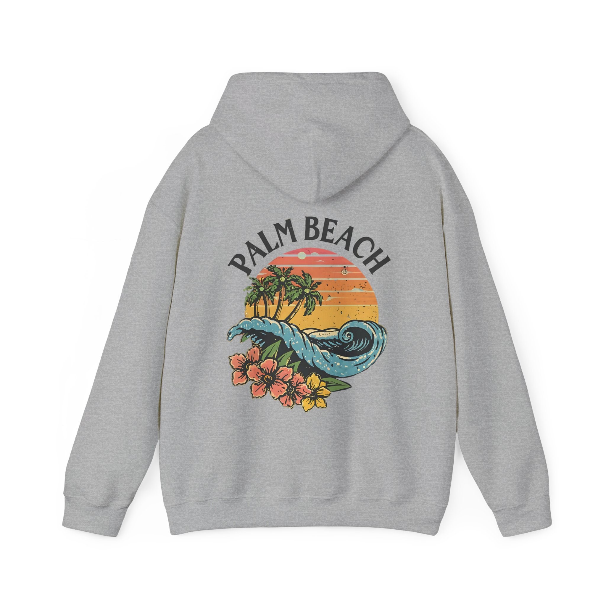 Retro Surf Hoodie Palm Beach Hoodie, Ocean Beach Hoodie, Trendy