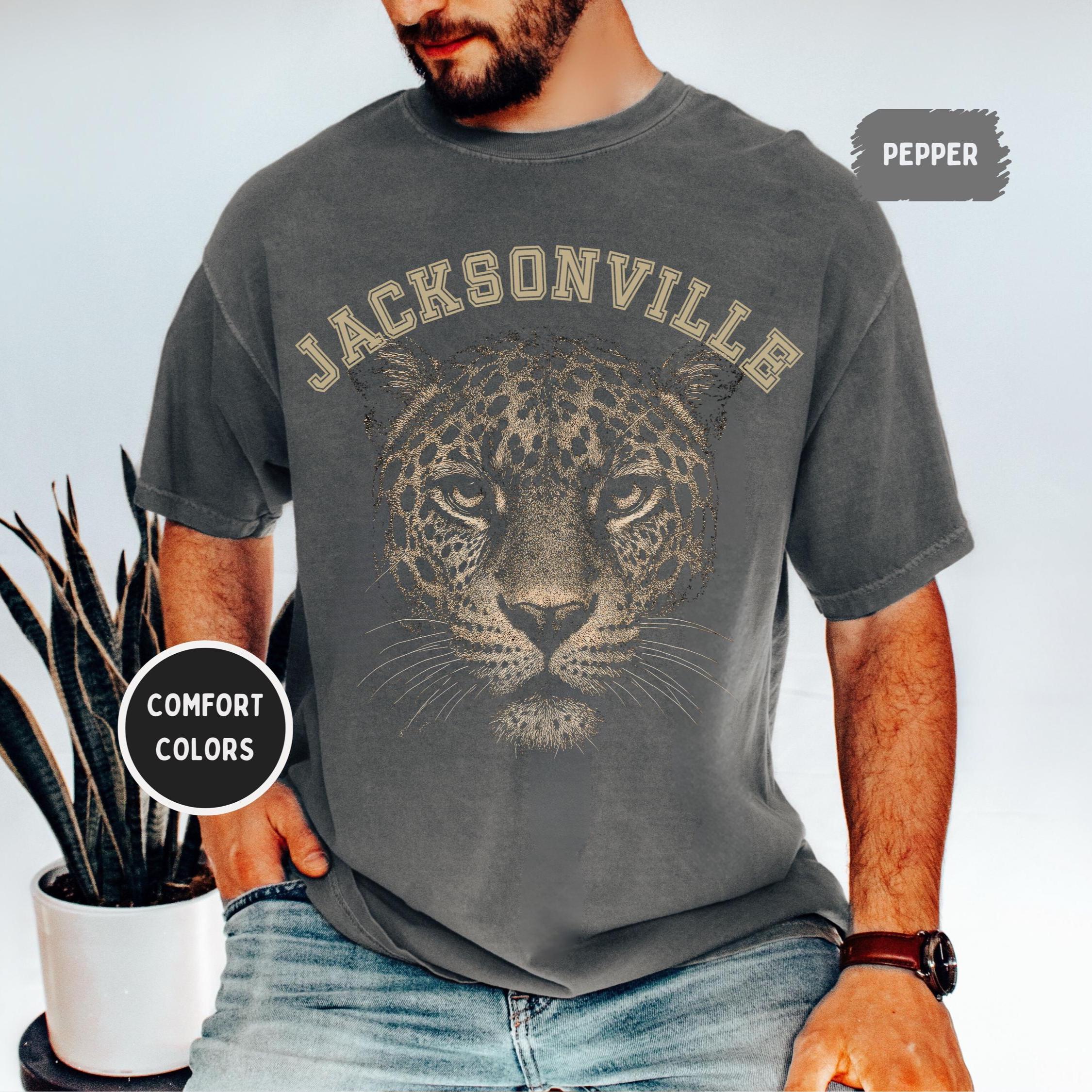 Retro Jacksonville Football Comfort Colors Unisex Shirt, Vintage