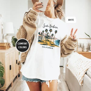 Santa Barbara California Comfort Colors shirt