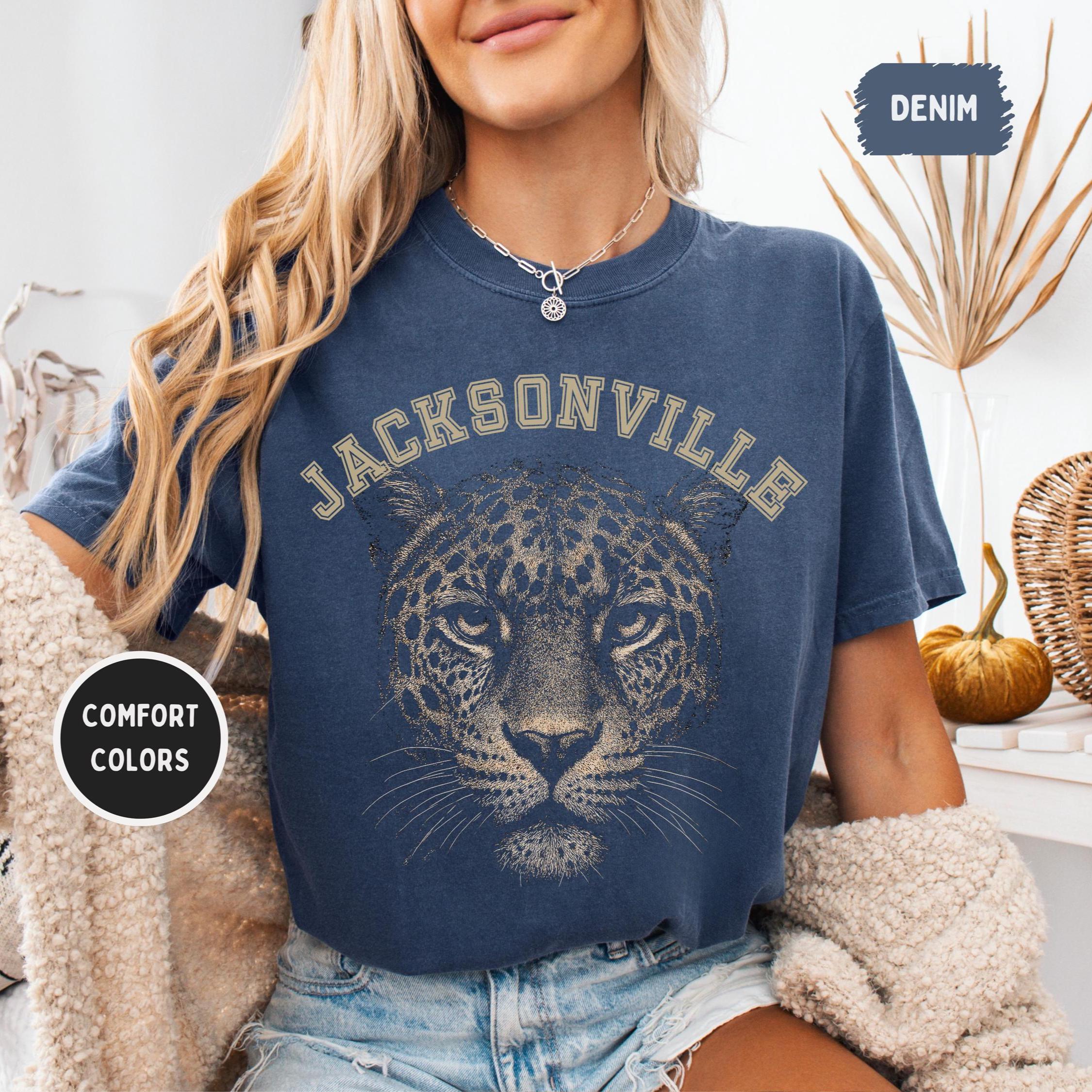 Retro Jacksonville Football Comfort Colors Unisex Shirt, Vintage