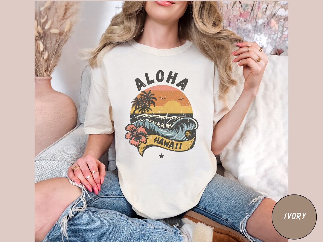 Aloha Shirt, Hawaii T Shirt, Beach Tshirt, Hawaii Gift for Her