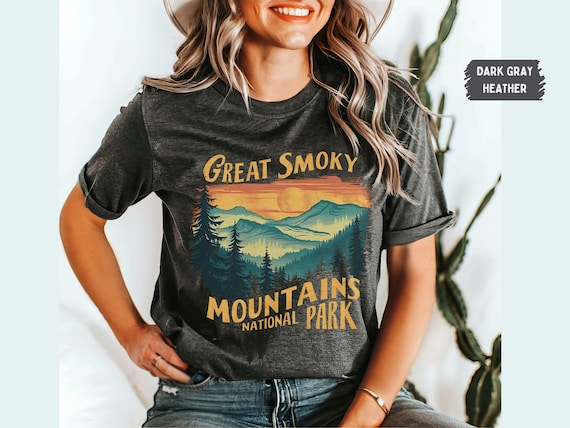 Great Smoky Mountains Shirt, Tennessee shirt Great Smoky Mountains National Park tee Great Smoky Mountains Sweater Hiking Shirt Granola Girl