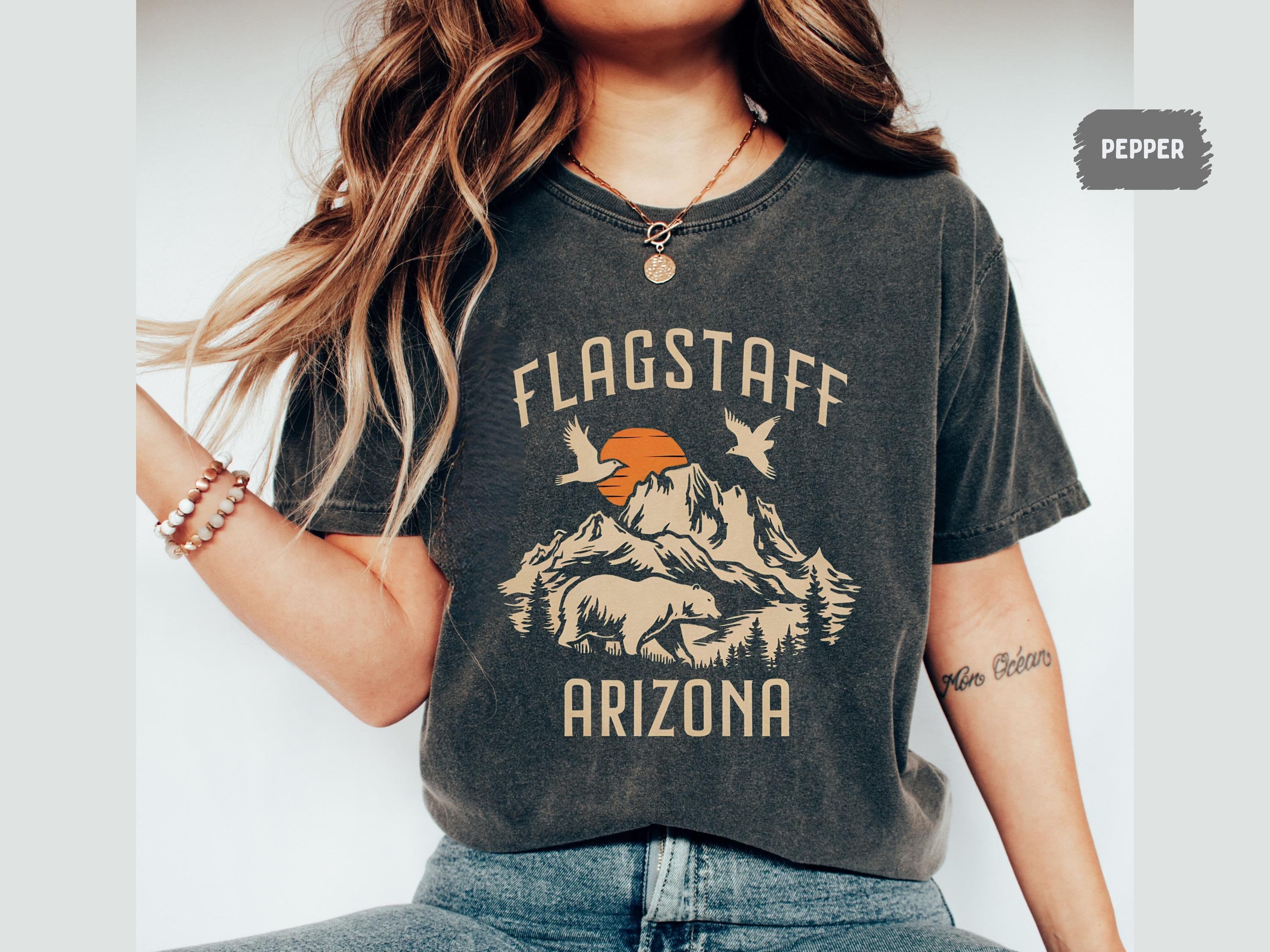 Vintage Flagstaff Comfort Colors Shirt, Retro Arizona State Tshirt