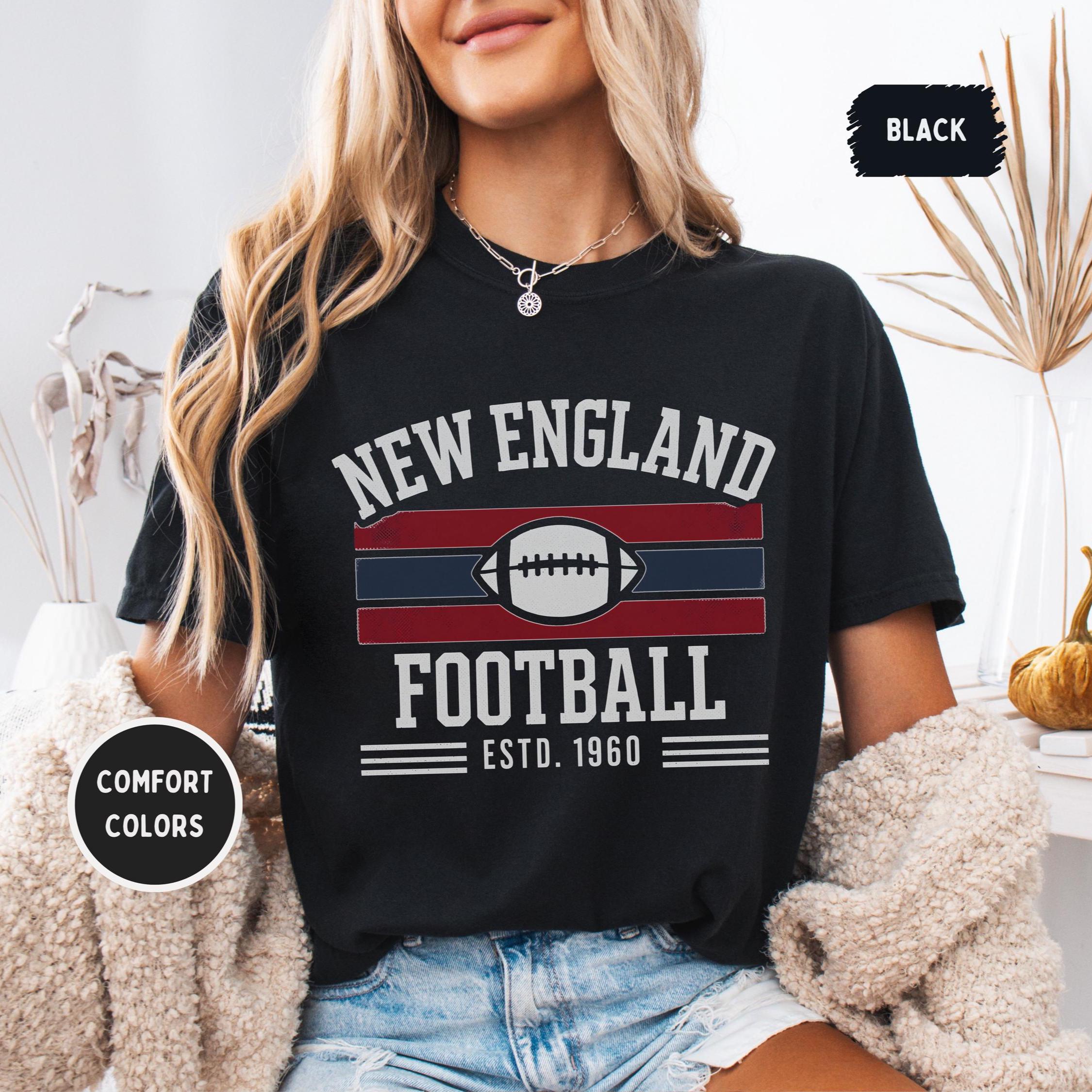 Vintage New England Football T-shirt, Retro New England Shirt