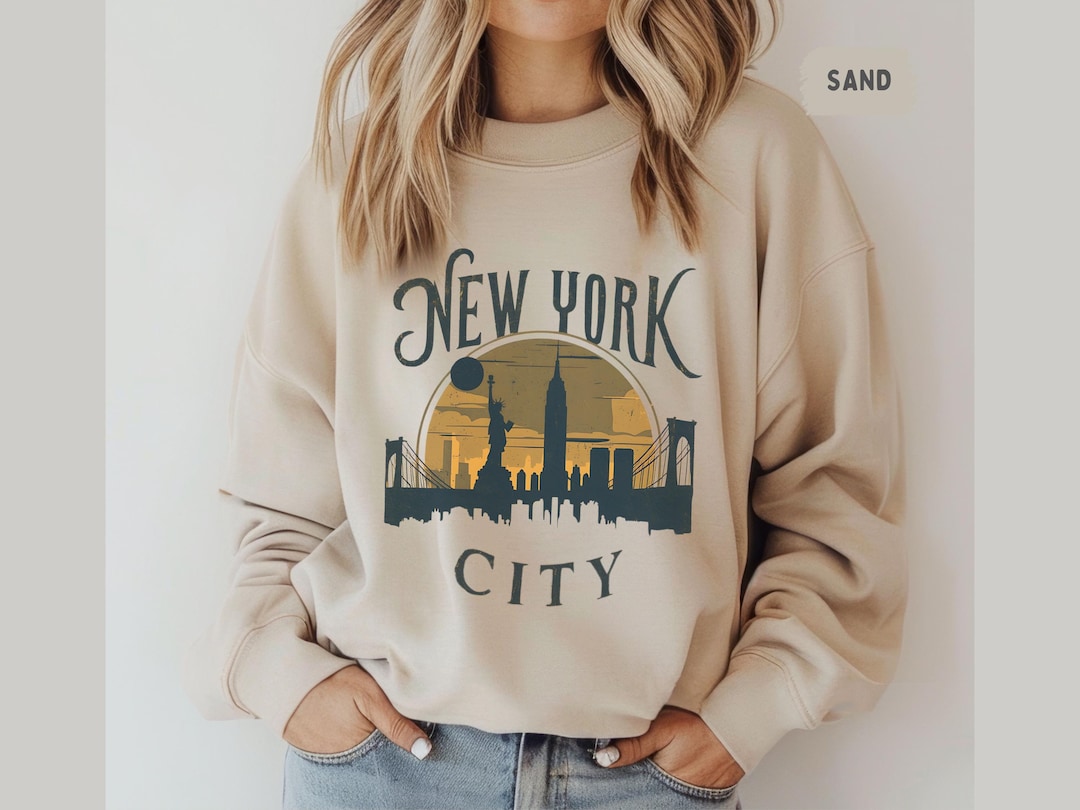 New York City Sweatshirt, Vintage New York Sweater, New York