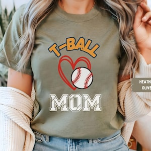 TBall mom shirt T Ball mom tshirt TBall Gifts for Mom, Mom GiftsT Ball Graphic Tees Mothers Day Gift T-Ball Mom T-Shirt T Ball Momma
