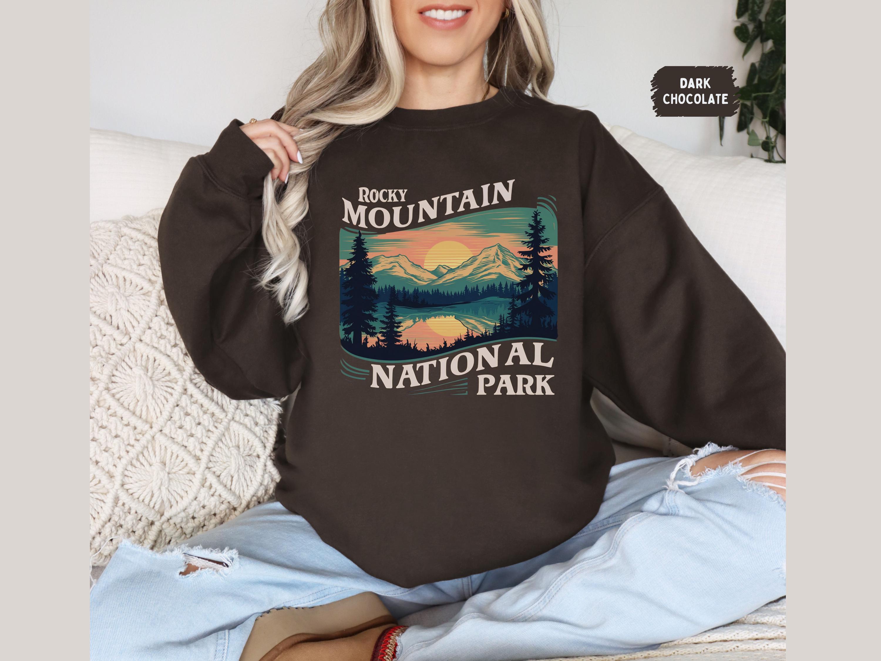 希少 80s ROCKY MOUNTAIN 迷彩 ニット USA製 ヴィンテージ Rocky Mountain National Park Sweatshirt, Vintage Colorado Sweater