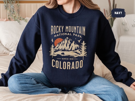 Vintage Rocky Mountains National Park Retro T-Shirt Colorado Vintage Rocky Mountains National Park Retro T-Shirt Colorado