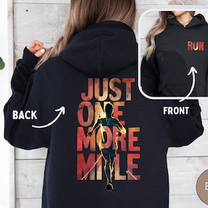 Runner Hoodie, Run Sweatshirt, Running hooodie Runner Gift, Marathon Gift Running Oversize Clothes Marathon Unisex Sweater Run Hoodie