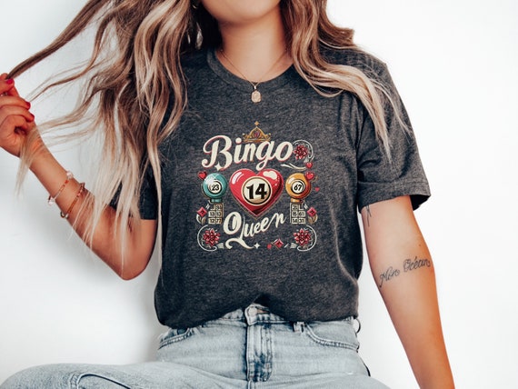 Bingo Shirt Gift T-Shirt Queen Tshirt Bingo Shirt Gift T-Shirt Queen Tshirt