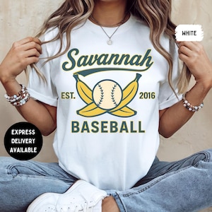 Express shipping Savannah Baseball shirt, Unisex Jersey Tee, Short Sleeve T-Shirt, Fast Delivery Baseball Tee, Cool Savannah Shirt