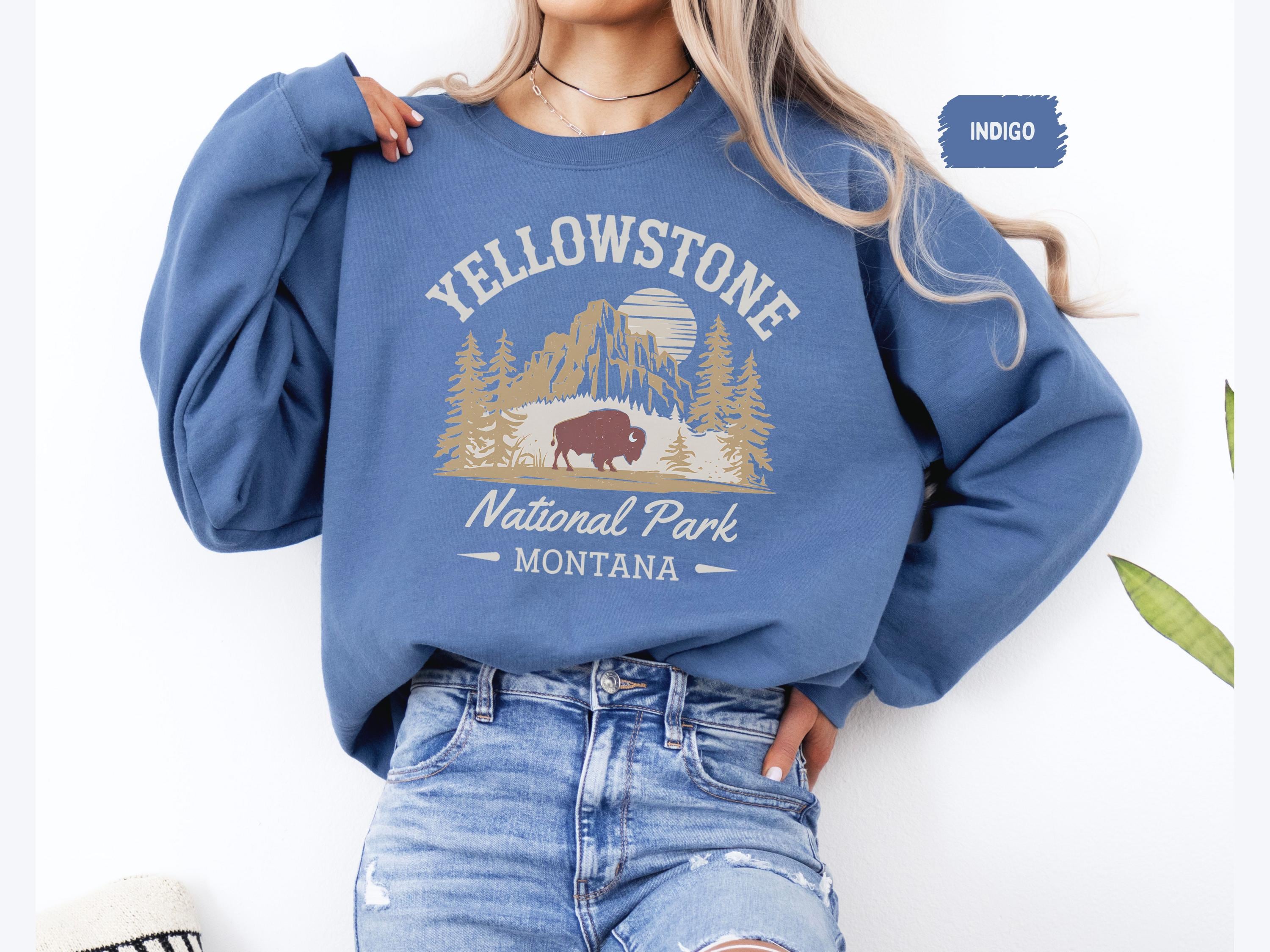 Yellowstone National Park Bison T-Shirt Or Crew Sweatshirt - Elle & Emmy