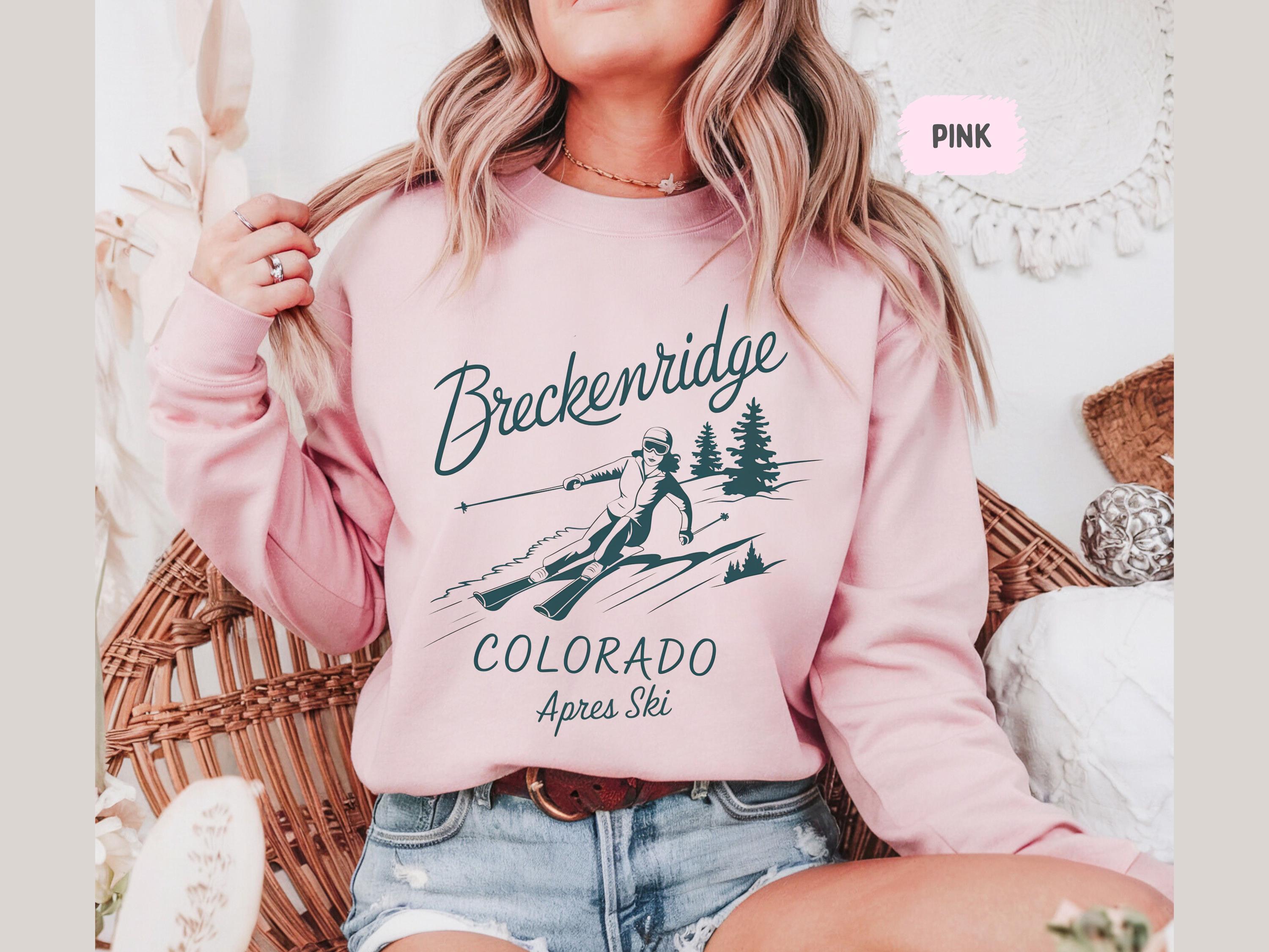 【美品】BRECKENRIDGE　COLORADO　USA　スキーウェア　レトロ Vintage Breckenridge Ski Sweatshirt - Retro Winter Mountain