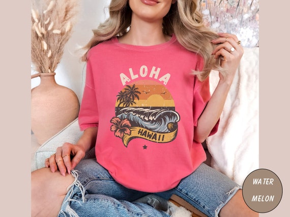 Aloha Shirt, Hawaii T Shirt, Beach Tshirt, Hawaii Gift for Her