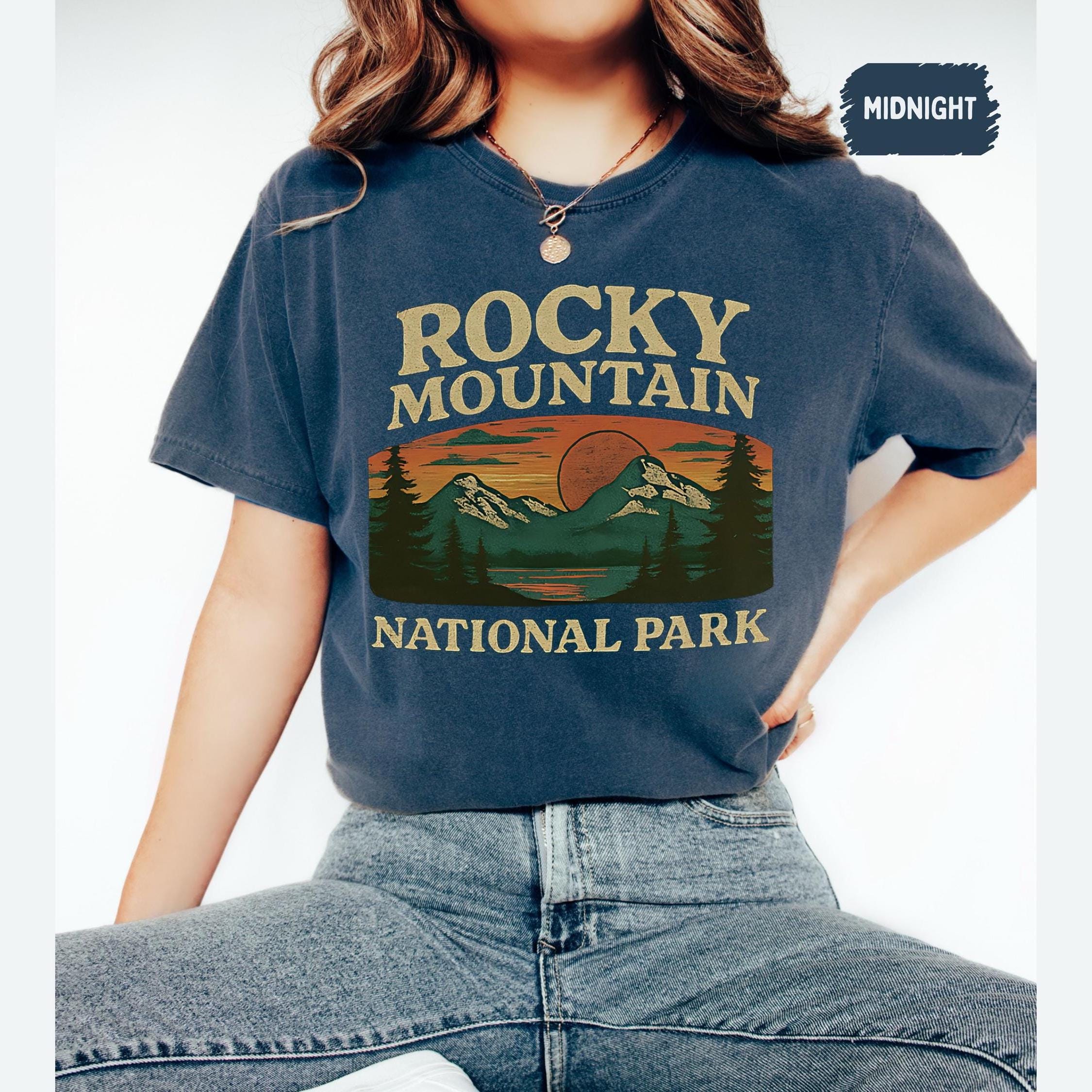 Vintage Rocky Mountain National Park T-shirt, Comfort Colors Tee