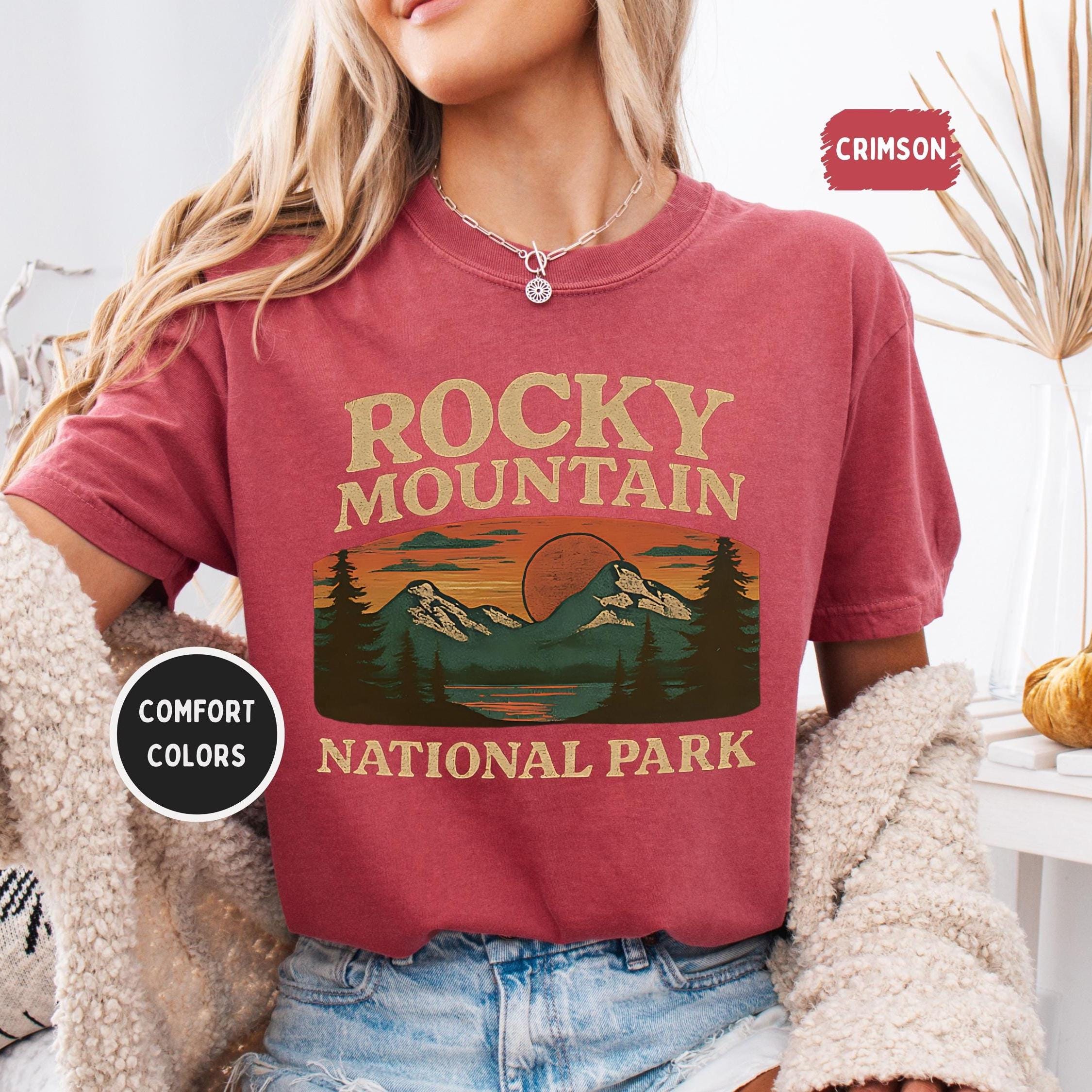 Vintage Rocky Mountain National Park T-shirt, Comfort Colors Tee