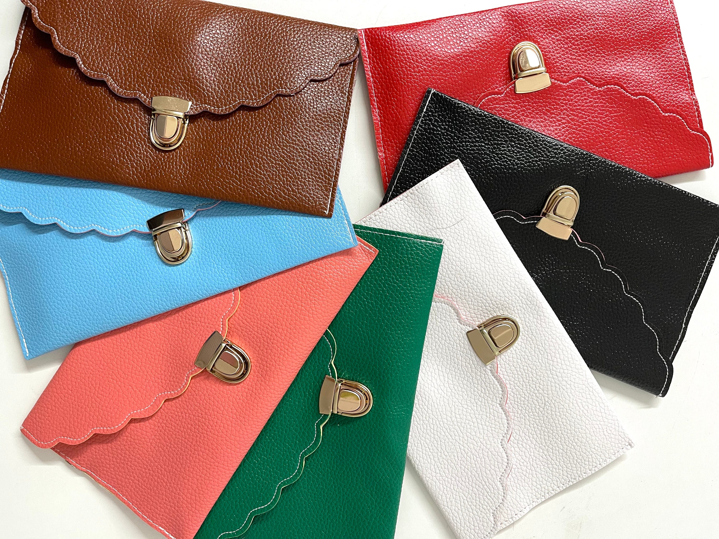 DIY Leather Envelope Clutch