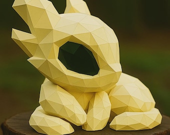 Escultura de papel do Dragão da Fúria da Luz: Modelo PDF Pepakura faça você mesmo