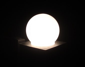 Sphere lamp for fence square post 120x120 mm 12v LED light for square post 120x120 mm