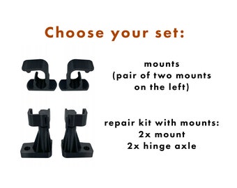 IKEA BEHJALPLIG Geschirrspüler Frontscharnier Reparatursatz Halterungen