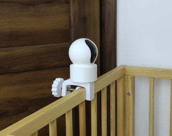 Xiaomi C200 C300 C400 wireless nanny crib mount, baby cot mount. Adjustable camera holder 8-46 mm