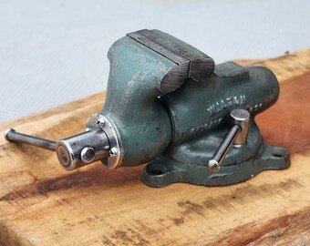 Vintage Scout Red Swivel Vise With Anvil Wilton Vise Etsy UK